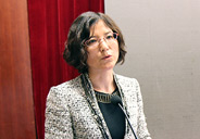 中鐵一局集團有限公司水務事業部副總經理蓋蕓作銀川供水股權轉讓與增資項目回顧的演講