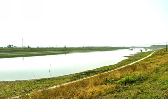 南陵渡大橋到三埠管下游成型段