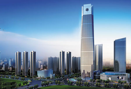 葛洲壩國際廣場(chǎng)效果圖