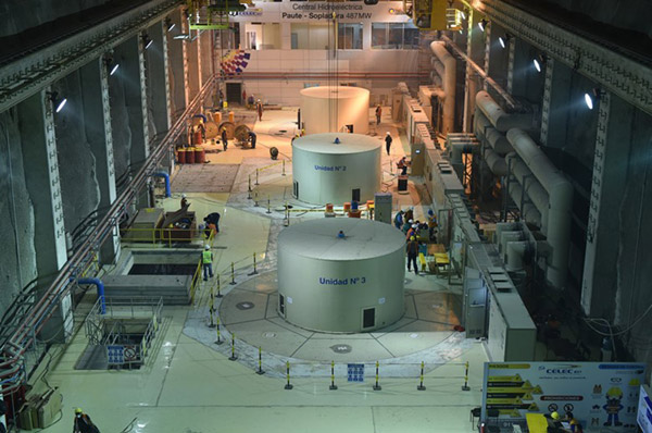 CMEC參與承建的厄瓜多爾索普拉多拉水電站首臺機組順利并網發電