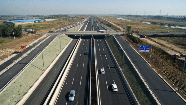 中交第一公路工程局三公司參建的太原濱河西路南延工程建成通車