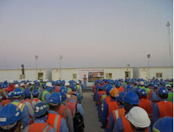 周六早晨安全生產大會