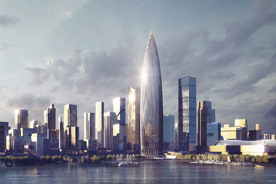 中建三局華潤深圳灣國際商業(yè)中心項目效果圖