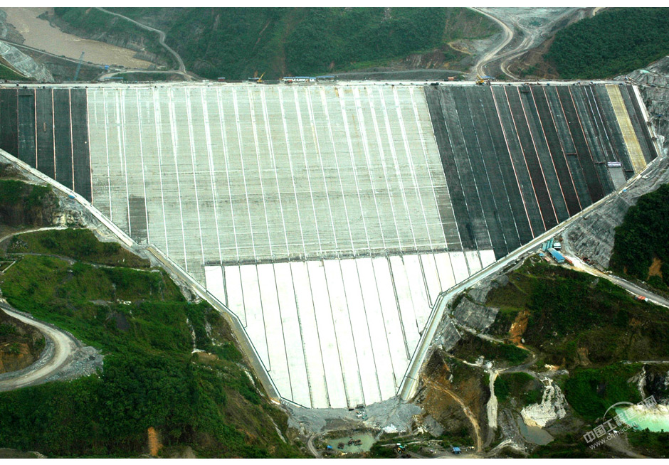 馬來西亞巴貢水電站大壩施工