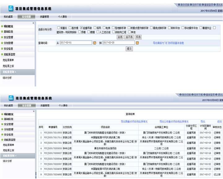 危險源動態監管信息系統