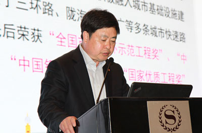 中電建（鄭州）城建投資管理有限公司副總經(jīng)理吳建平介紹成果