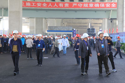 鄭州市東三環(huán)（107輔道）快速化工程PPP項目現(xiàn)場觀摩