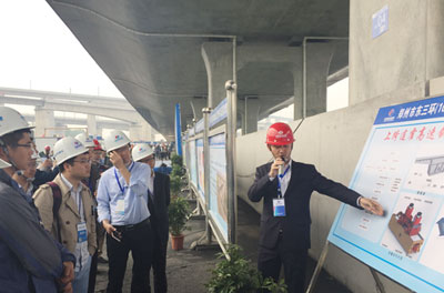 鄭州市東三環(huán)（107輔道）快速化工程PPP項目現(xiàn)場觀摩