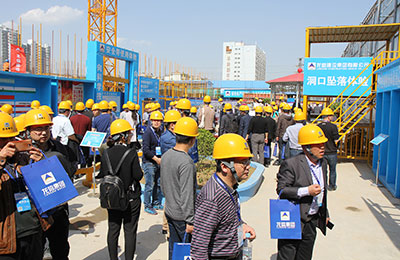 龍信建設集團龍信美好金苑現場觀摩